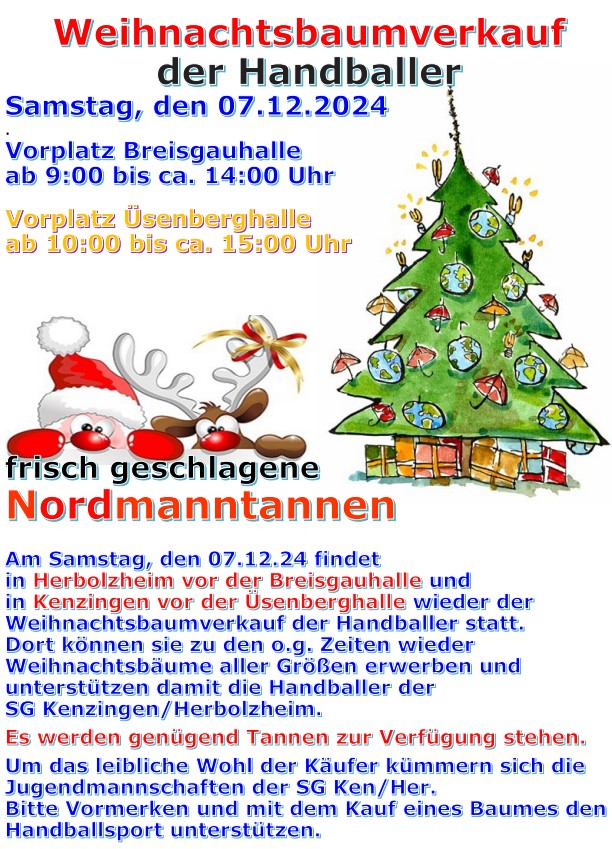 Weihnachtbaumverkauf 2024